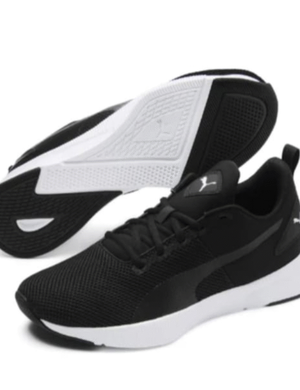 PUMA Black White Athletic Running Shoes