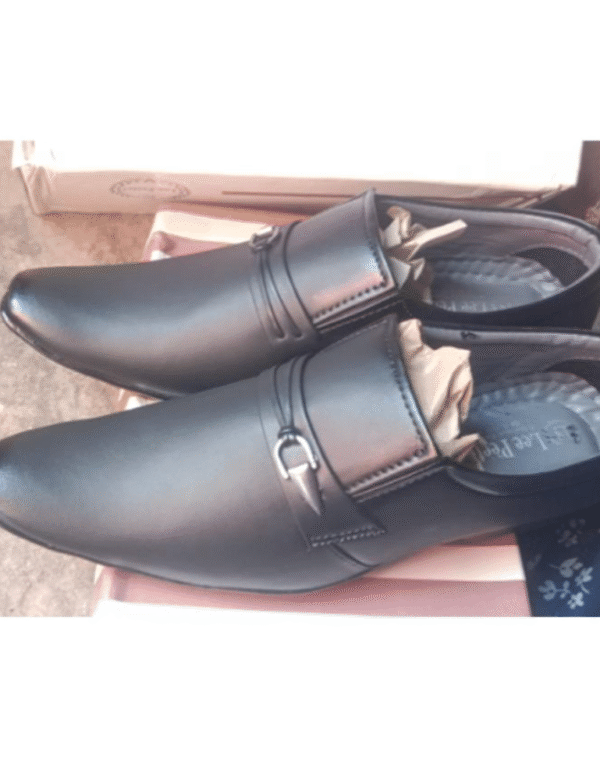 Black Slip-On with Buckle