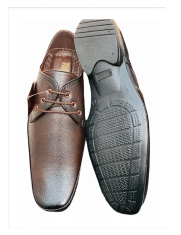 Dark Brown Textured Lace-up