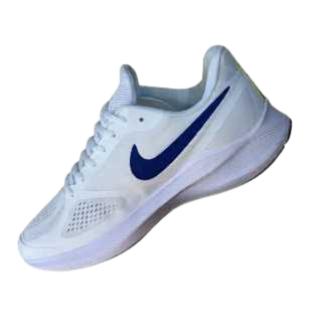 Nike-Inspired Running Shoes in White & Blue